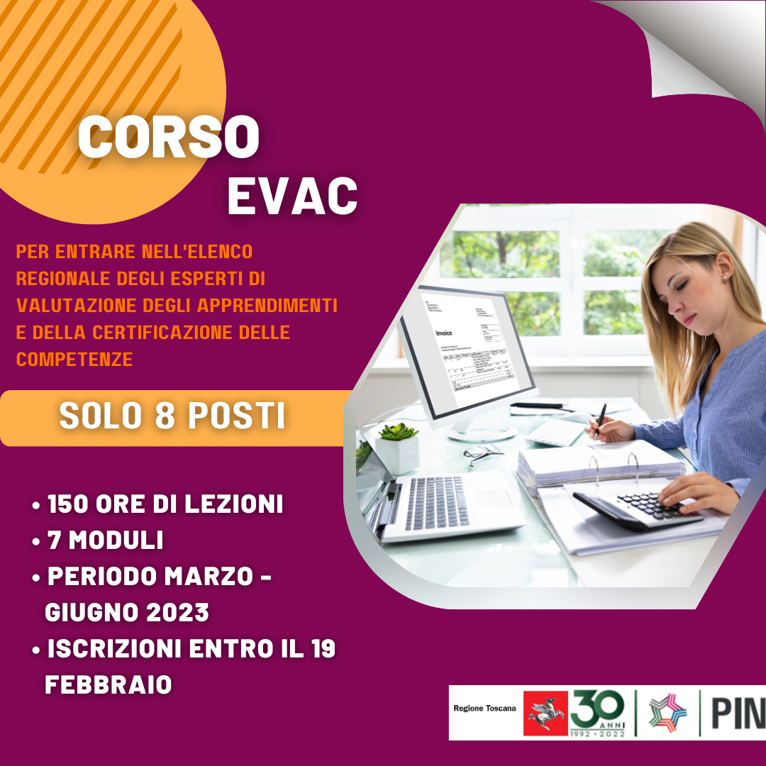 Corso per Esperta/o di valutazione degli apprendimenti e delle competenze (EVAC) - 2° edizione