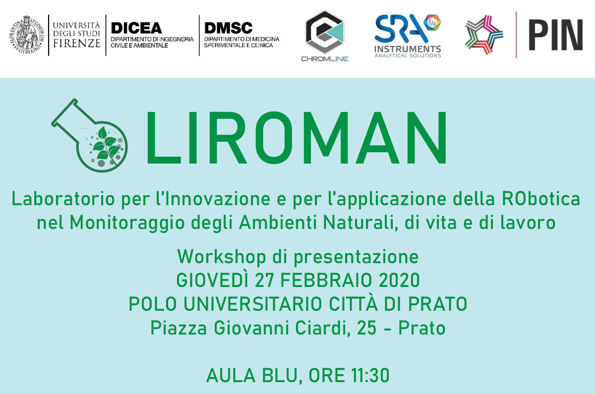 RINVIATO! - Monitoraggio Ambientale: sarà presentato il 27 febbraio al PIN il nuovo laboratorio congiunto LIROMAN