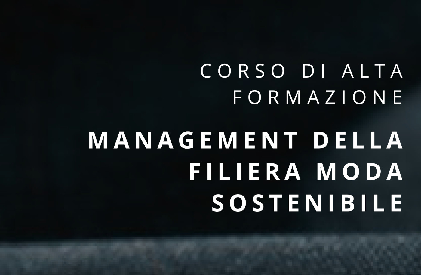Corso moda sostenibile