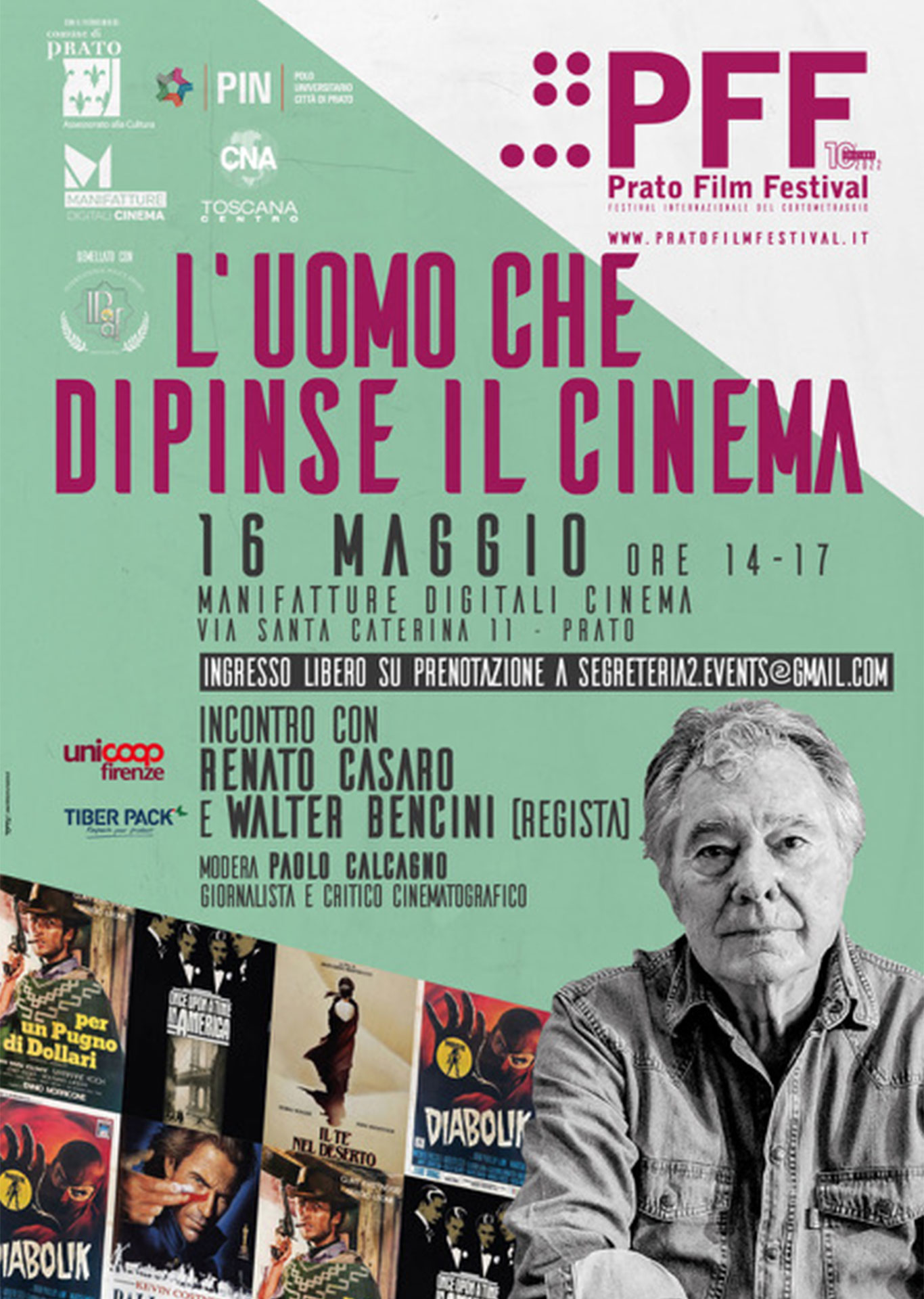 Pff - Locandina - L'uomo che dipinse il cinema