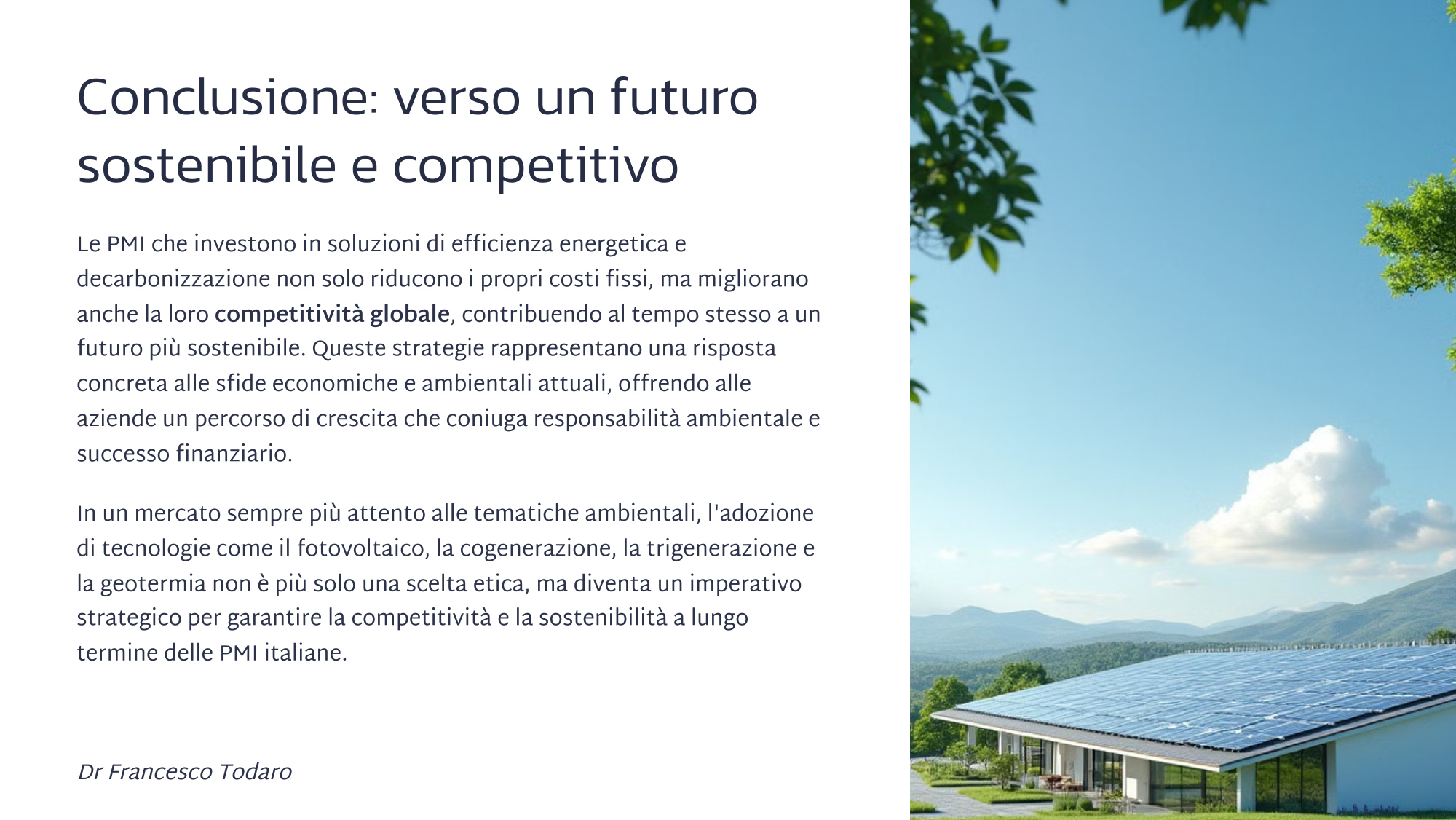 Efficienza energetica e indici di bilancio: sostenibilità e decarbonizzazione per la crescita aziendale