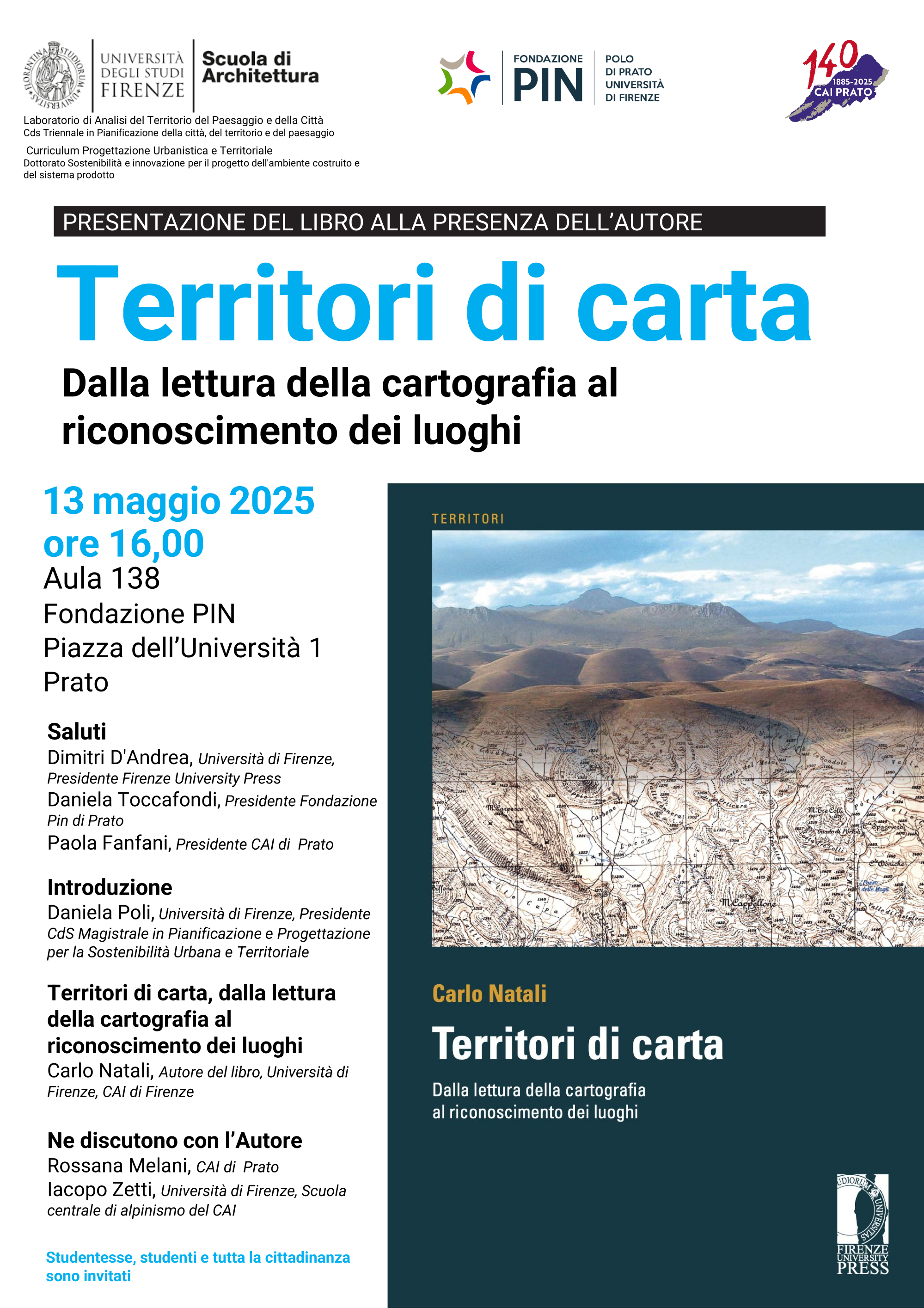 Locandina 13maggio presentazione Libro prof Natali