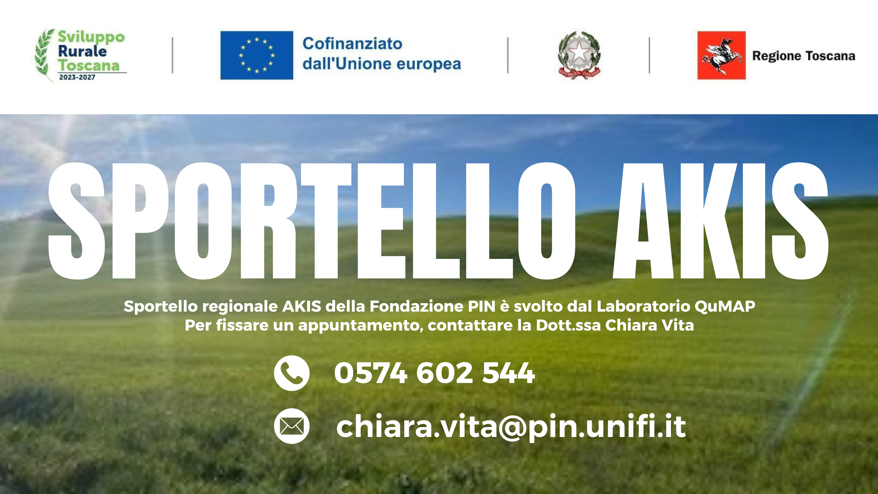 Sportello AKIS Innovazione al servizio dellagricoltura