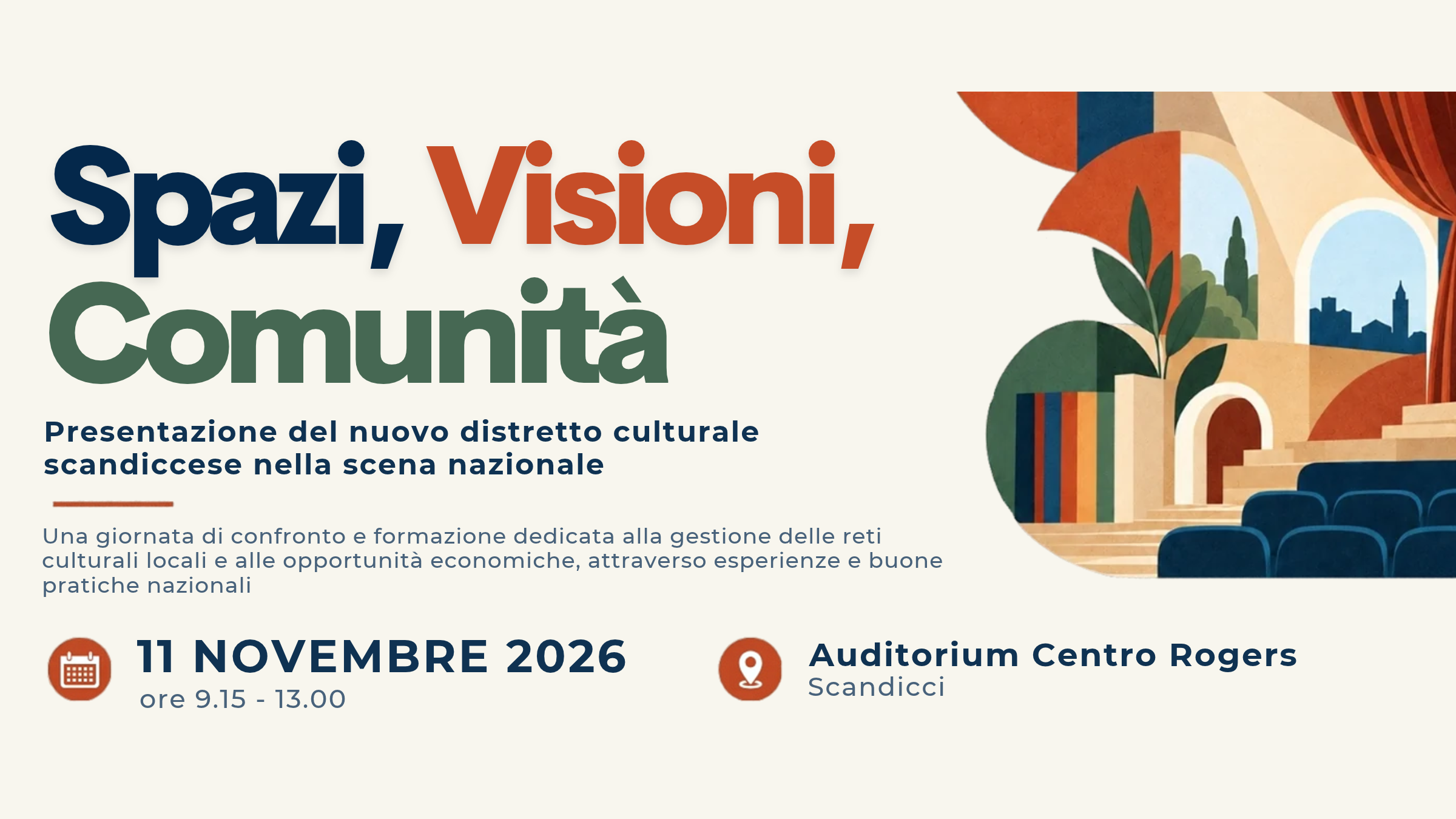 Il Corso di Laurea in Pro.Ge.A.S. a “Spazi, Visioni, Comunità per un nuovo sistema culturale”