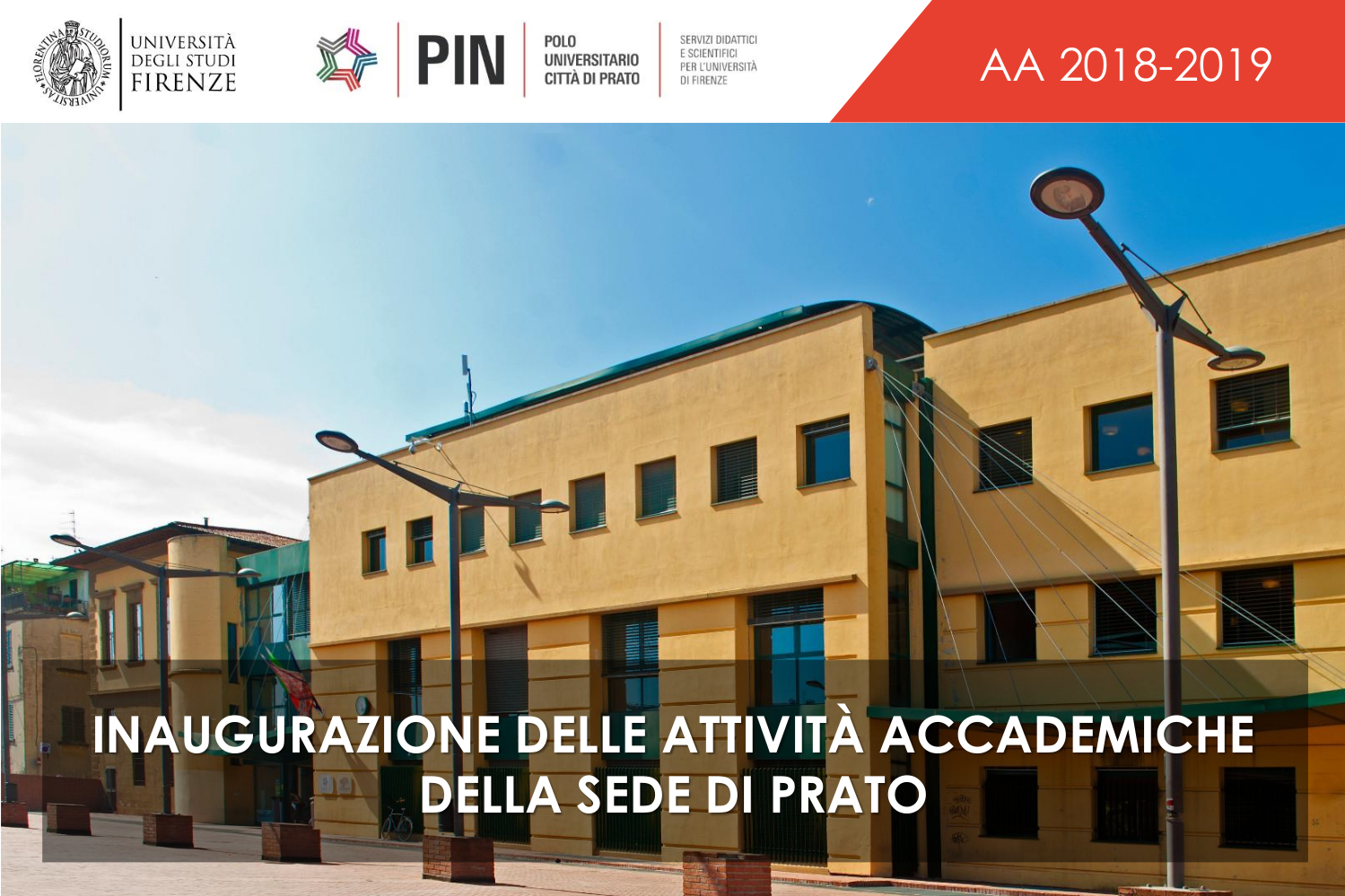 13 marzo 2019 – Inaugurazione delle Attività Accademiche della sede di Prato
